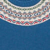 Little Frankie Fairisle Sweater, Denim Blue Marl - Sweaters - 3