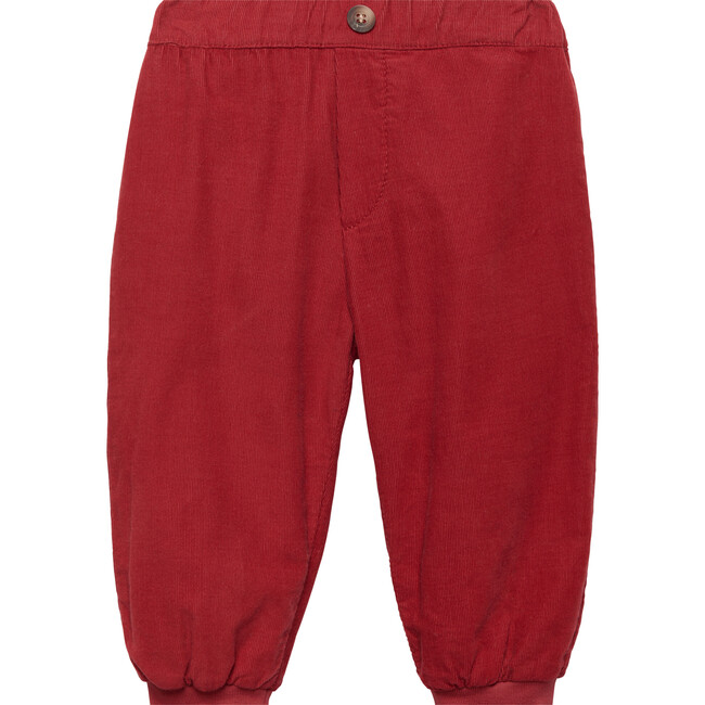 Little Orly Cord Trousers, Deep Red