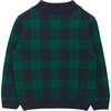 Donald Half Zip, Navy Tartan - Sweaters - 2