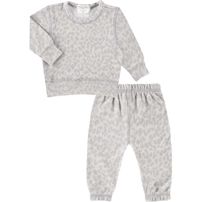 Baby Eco Hacci Loungewear Sets, Light Gray