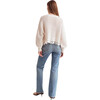 Women's Rachel Crochet Fringe Cardigan, Ivory - Cardigans - 2