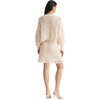 Women's Rachel Crochet Fringe Cardigan, Ivory - Cardigans - 4