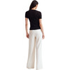 Women's Sydney Short Sleeve Pointelle Cardigan, Jet - Cardigans - 3