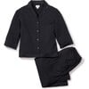 Olivia Wide Leg Pajama Set, Black - Pajamas - 1 - thumbnail