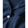 Olivia Wide Leg Pajama Set, Navy - Pajamas - 4