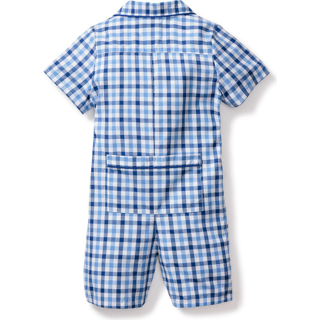 Summer Romper, Royal Blue Gingham - Rompers - 9