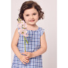 Amelie Nightgown, Royal Blue Gingham - Nightgowns - 3