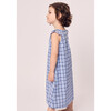 Amelie Nightgown, Royal Blue Gingham - Nightgowns - 5