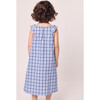 Amelie Nightgown, Royal Blue Gingham - Nightgowns - 6