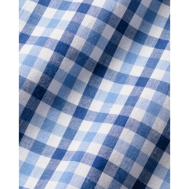 Amelie Nightgown, Royal Blue Gingham - Nightgowns - 8