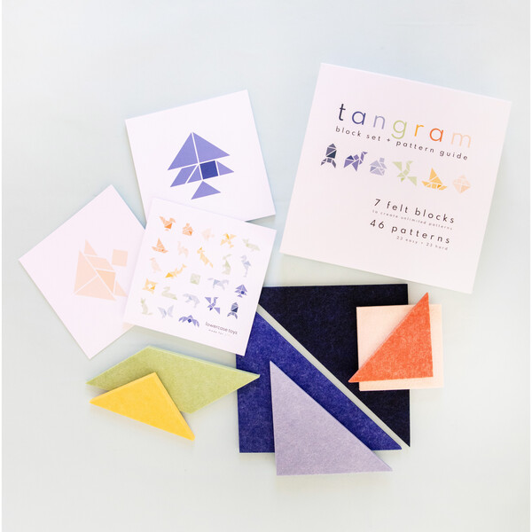 Tangram Block Set - Lowercase Toys Blocks, Sorters