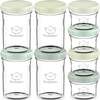 Prep Glass Baby Food Storage Containers With Lids 4X4 oz & 4X8 oz, Sage (Pack of 8) - Food Storage - 1 - thumbnail