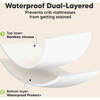 Isla Protect+ Waterproof Snugfit Crib Sheets, Soft White - Crib Skirts - 3