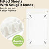 Isla Protect+ Waterproof Snugfit Crib Sheets, Soft White - Crib Skirts - 6