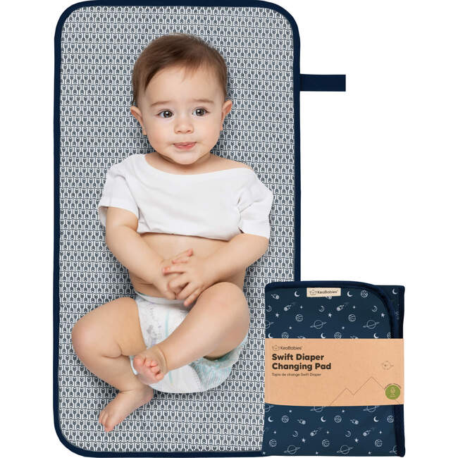 Baby's Swift Portable Diaper Changing Pad, Planets