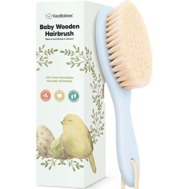 Baby's Soft Oval Hair Brush, Frost