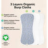 Baby's Urban Burp Cloth, Pets & Paws (Pack of 5) - Burp Cloths - 4