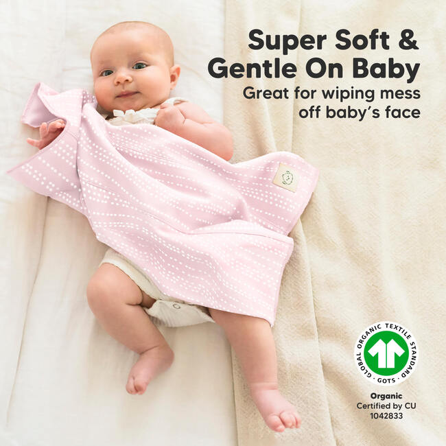 Baby's Shea Burp Cloth, Sweet Charm (Pack of 6) - Burp Cloths - 4