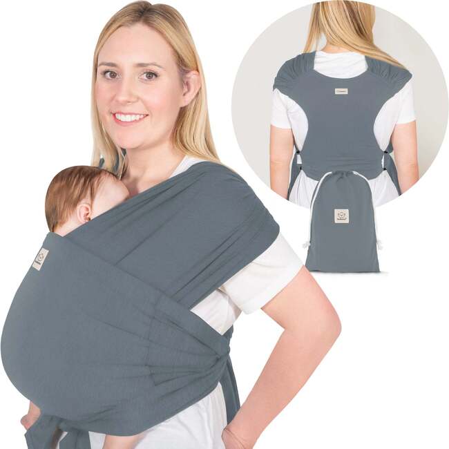 Baby's D-Lite Wrap Carrier, Midnight Gray