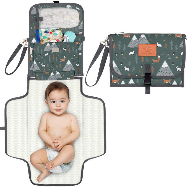 Baby's Ezee Portable Diaper Changing Pad, Woods