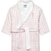 Margot Ballerina Bathrobe, Pale Pink Gingham - Robes - 1 - thumbnail