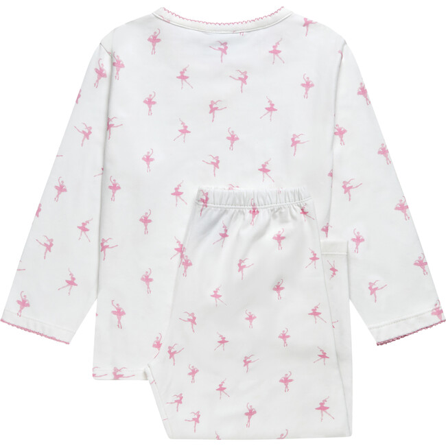 Ballerina Jersey Pajama, Pink - Pajamas - 2