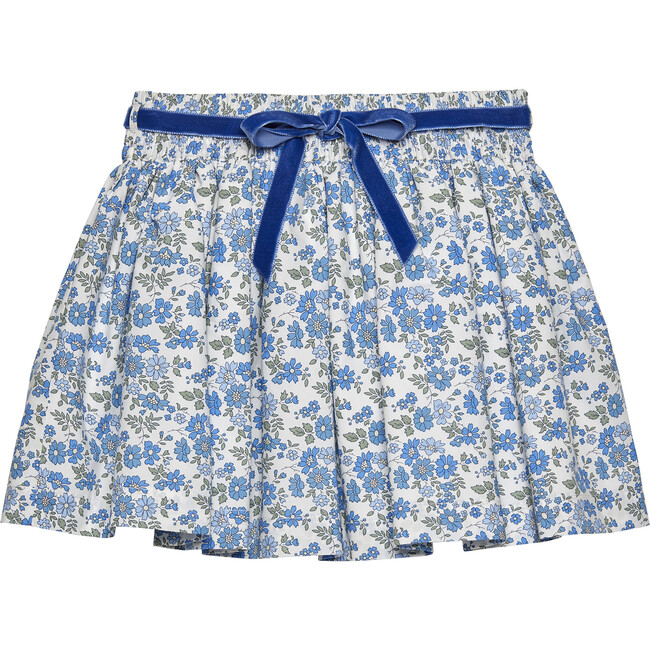 Liberty Print Floret Skirt, Blue Floret
