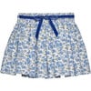 Liberty Print Floret Skirt, Blue Floret - Skirts - 1 - thumbnail