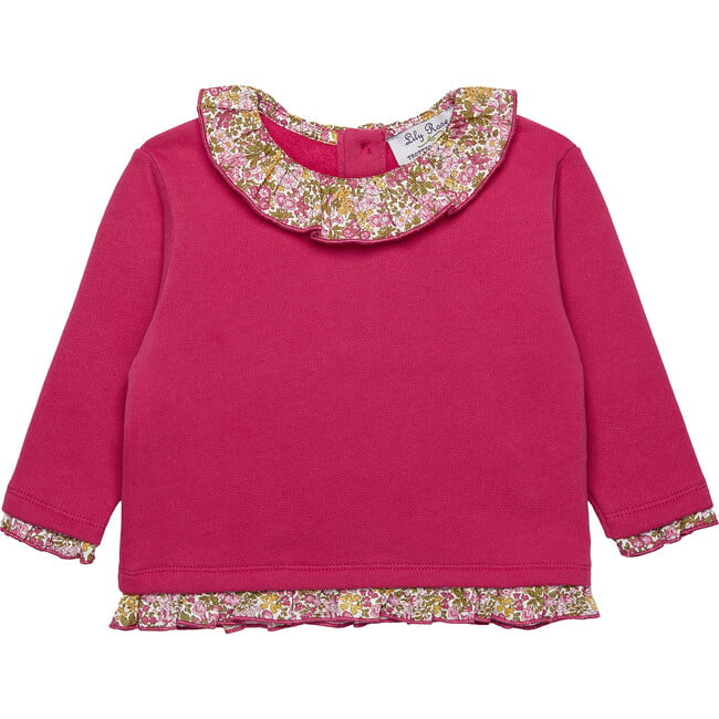 Little Liberty Print Penny Floral Willow Sweatshirt, Pink Penny