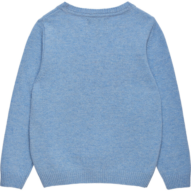 Here Comes Trouble Sweater, Blue Marl - Sweaters - 2