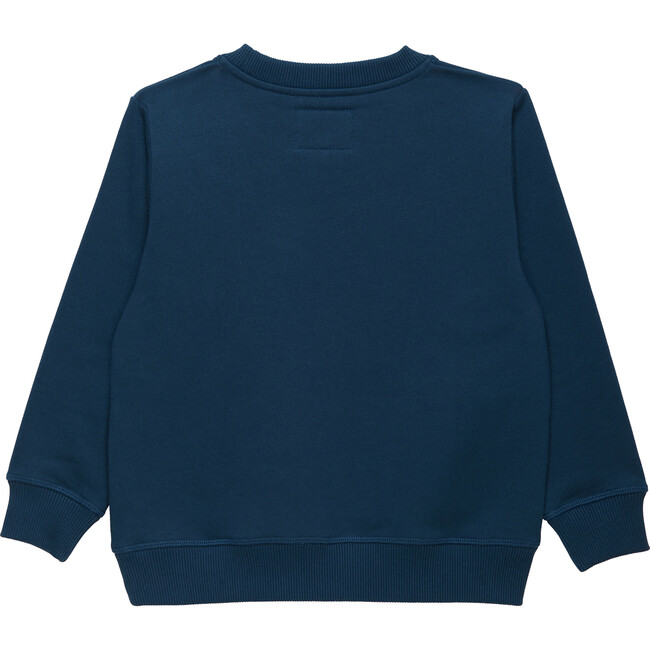 Augustus Lion Sweatshirt, Navy - Sweaters - 2