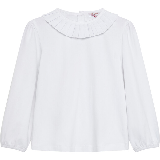 Lottie Jersey Blouse, White