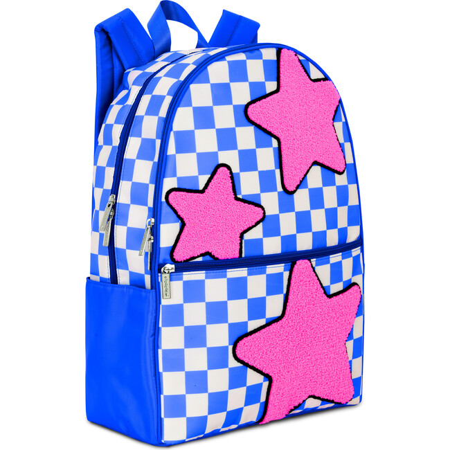 Star Checkered Backpack - Backpacks - 3