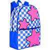 Star Checkered Backpack - Backpacks - 3