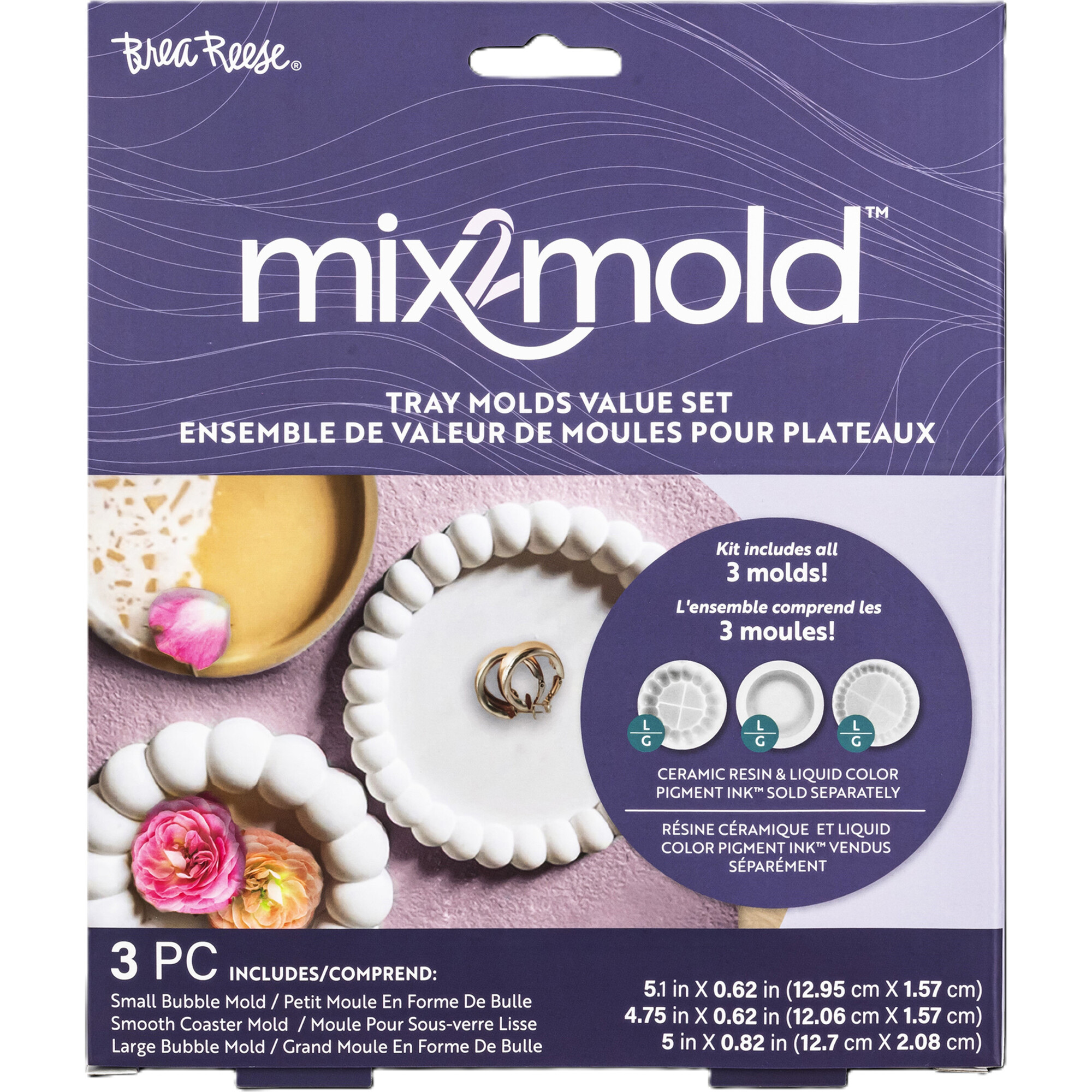 Brea Reese: Mix2Mold Tray Molds Value Set - Arts & Crafts - 1