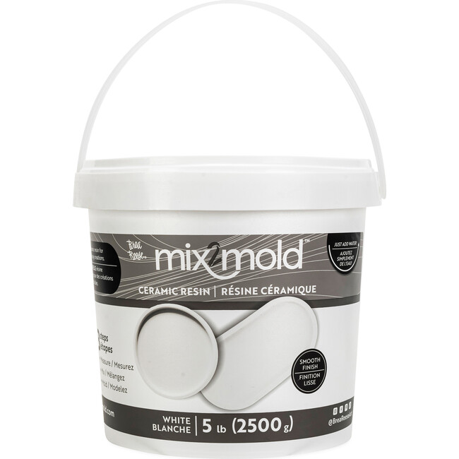 Brea Reese: Mix2Mold Ceramic Resin - White Powder 5.5lb Bucket