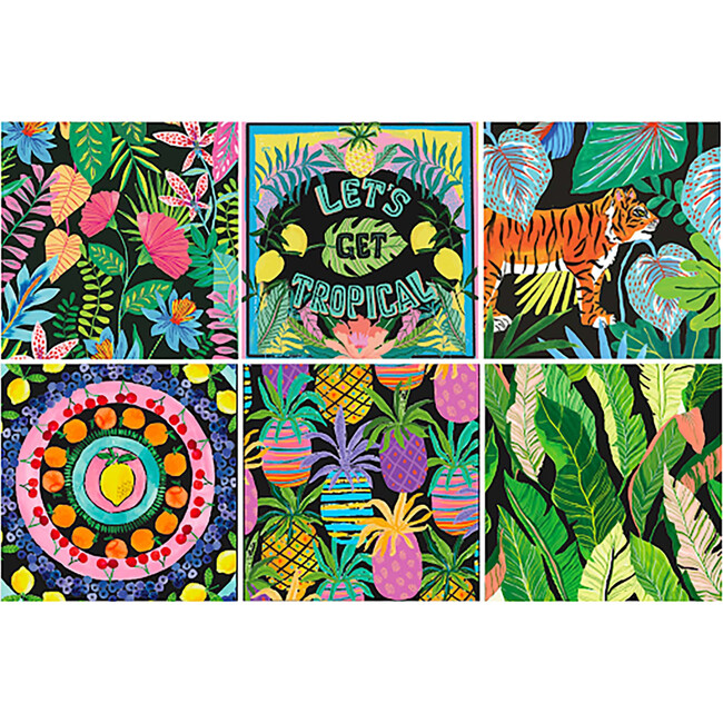 Brea Reese: Scratch Art Paper Pad - Tropical - Arts & Crafts - 2