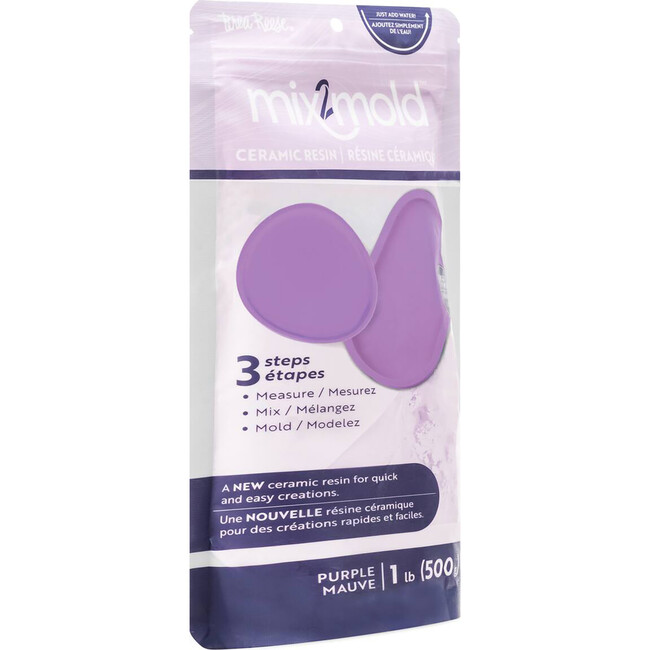 Brea Reese: Mix2Mold Ceramic Resin - Purple Powder - Arts & Crafts - 4