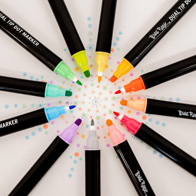 Brea Reese: Dual-Tip Dot Markers - Classic 12ct - Arts & Crafts - 2
