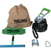 Treslines: Roller Adventure Line 36 ft - Zipline, Grip Bar Handle - Outdoor Games - 3