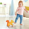 Pull Along - Squirrel - Orange - Wooden Animal Toy - Developmental Toys - 2