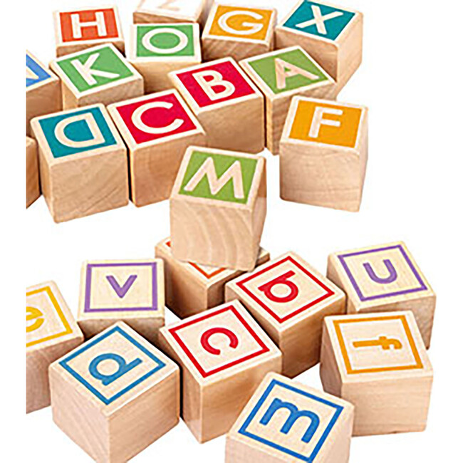 Pull-Along Cart With Stacking Blocks - Wooden Toy - Stackers - 4