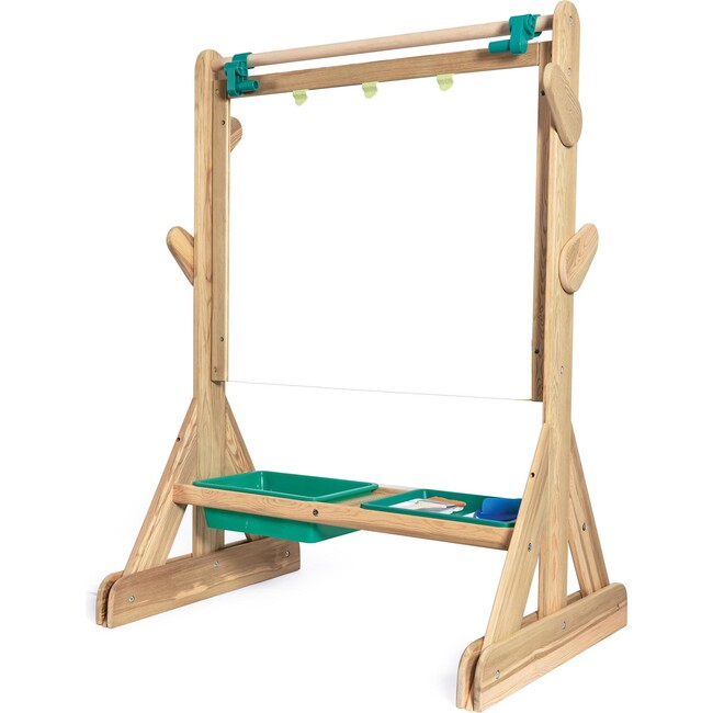 Outdoor Art Easel - Wooden Double-Sided Easel, Kids Age 3+