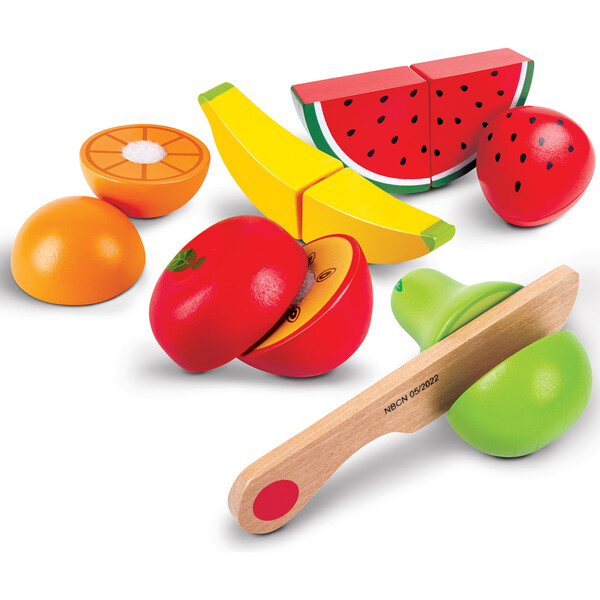 Fruit Set - 7pc, Wooden Food Play Set, Kids Age 3+ - Hape Play Food ...