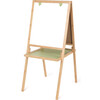 Fit & Fold Bamboo Easel - Double-Sided, 3-In-1: Magnetic Whiteboard - Arts & Crafts - 1 - thumbnail