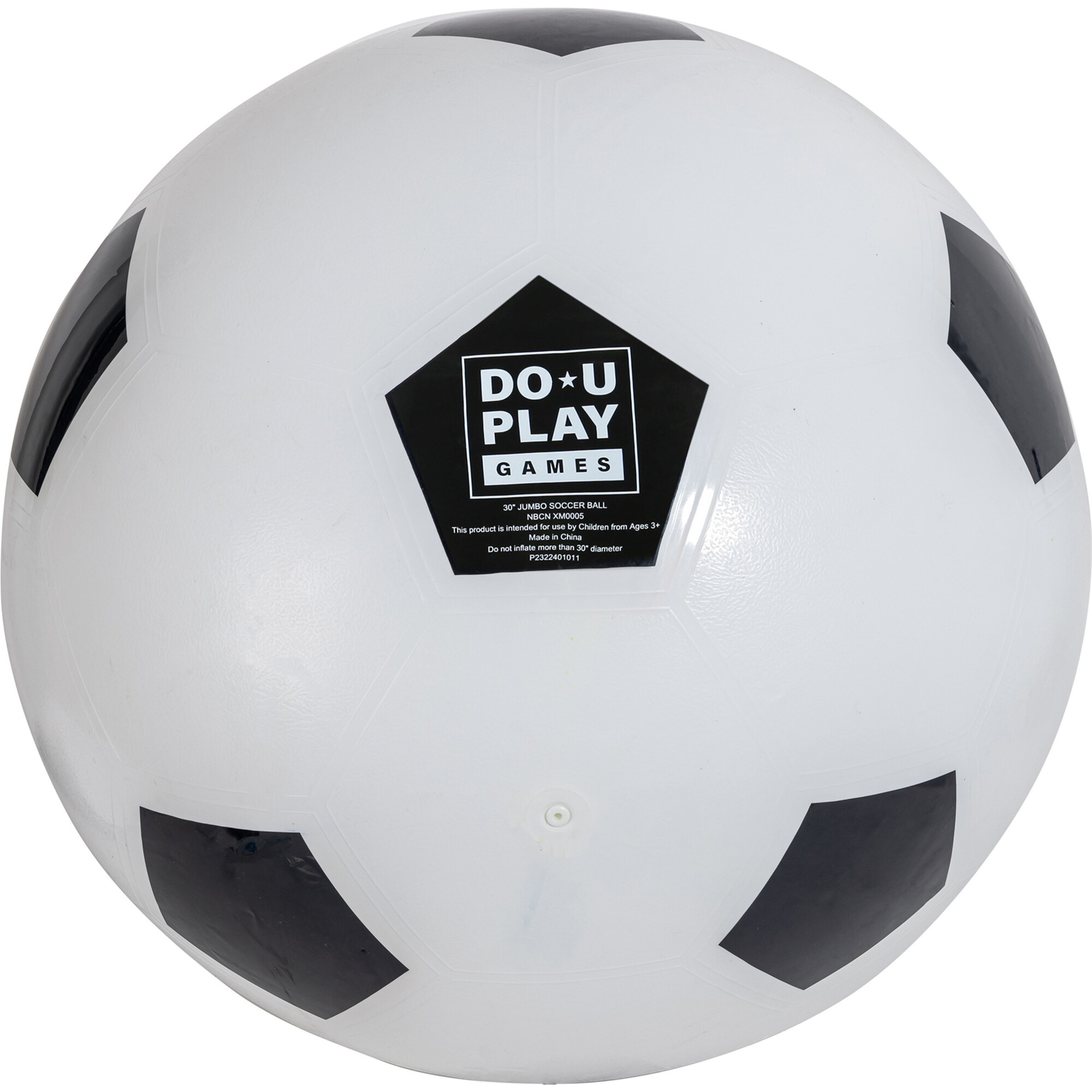 Do-U-Play: Jumbo Soccer Ball - 30" Inflatable Ball, Kids Ages 3+ - Outdoor Games - 1