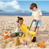 Construction Sand Toy Dumper Set - 5pc Beach & Sand Toy Set, Bulldozer, Digger Bucket, Safety Cone, Indicator & Cart, Outdoor Playset, Kids Age 3+ - BEACH TOYS - 2