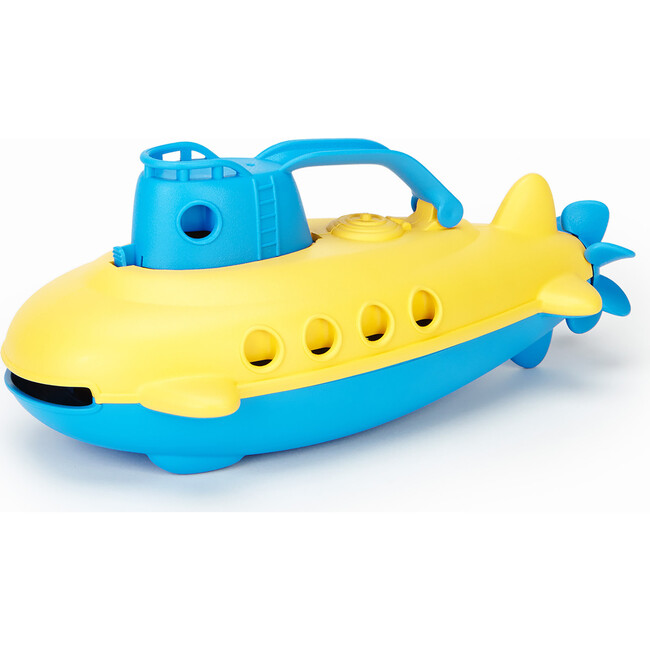 Green Toys: My First Submarine - Blue & Yellow Bathtime Toy