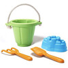 Green Toys: Sand Play Set - Green - 4pc Toy Set - BEACH TOYS - 1 - thumbnail