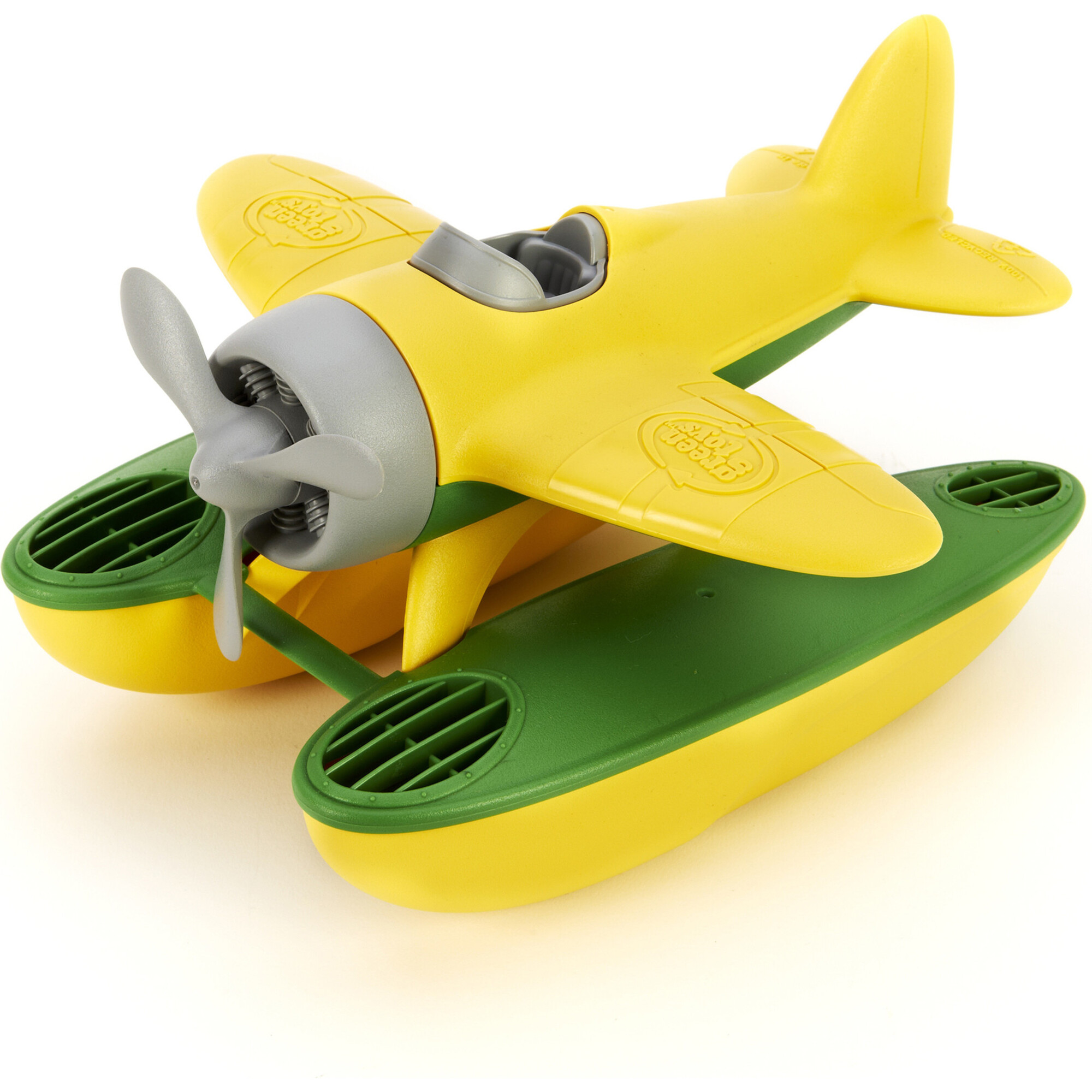 Green Toys: Seaplane - Yellow - Floating Water & Bathtime Toy - Bath Toys - 1
